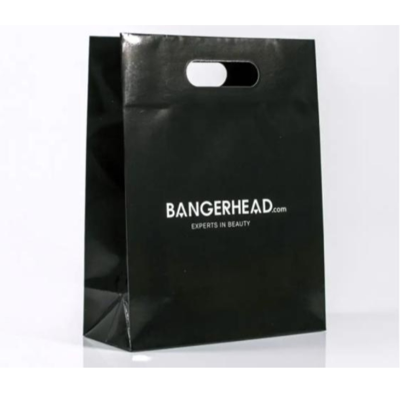 Kunstpapier Stanze Schnitt Kraftpapiertasche Weihnachtsklappe Die Schnitthandlung Geschenktasche Schwarz biologisch abbaubare Boutique Einkaufstasche Papiertüte