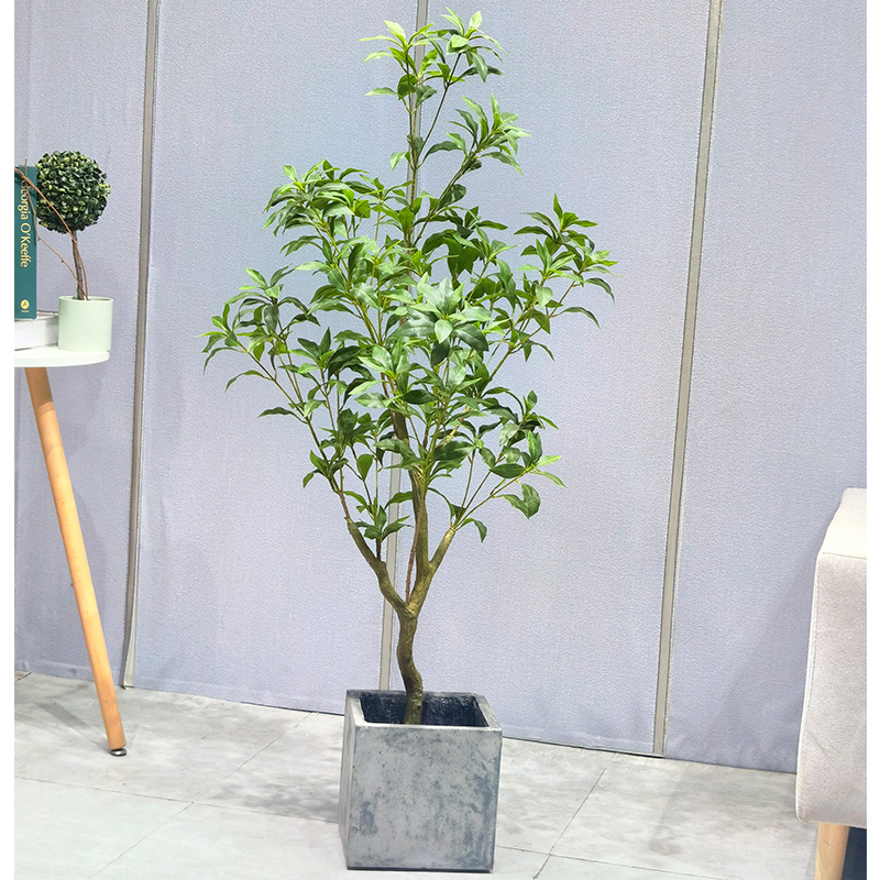 Großhandel künstliche Pflanze Lebendig fastnatürliche dauerhafte Pieris -Baum für Gartenlieferant Hochzeitsdekoration Innenlinge Outdoor Dekoration