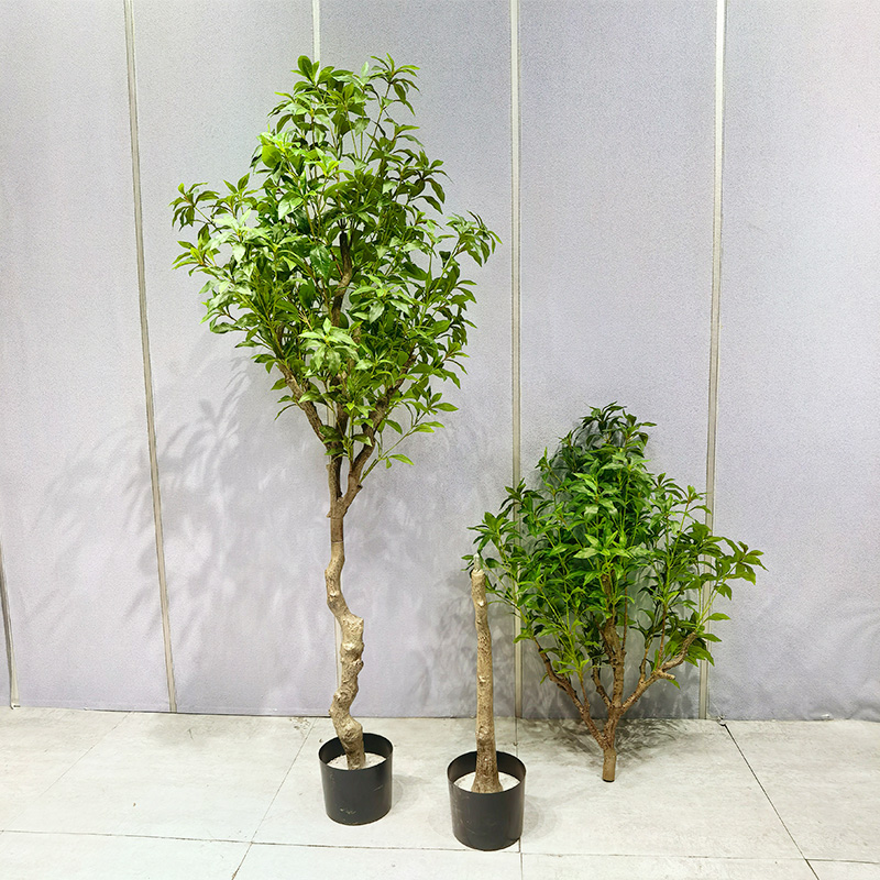 Großhandel künstliche Pflanze Lebendig fastnatürliche dauerhafte Pieris -Baum für Gartenlieferant Hochzeitsdekoration Innenlinge Outdoor Dekoration