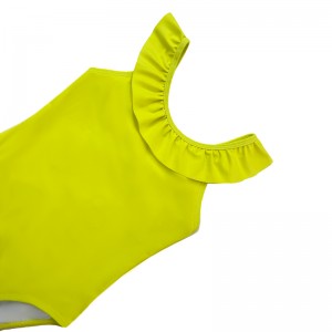 Rüschenstraf Kinder Badebekleidung Clearance Überschussbaby Bikus Girls Bikini Bikini