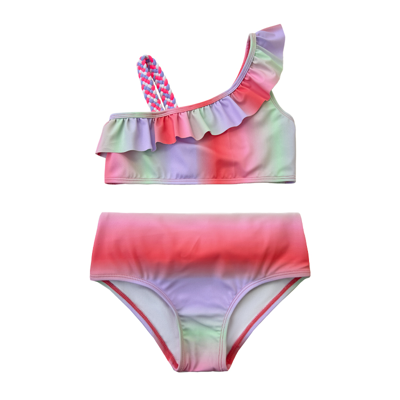 Gradient Color Baby Girl Badeswear Großhandel Girls Bikini Baby Bikini Bikini Badwear OEM