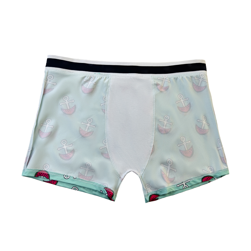Passen Sie einfache Farbunterwäsche -Mode an, vollgedruckte bequeme weiche Männer Weihnachtsboxer -Slips Unterwäsche