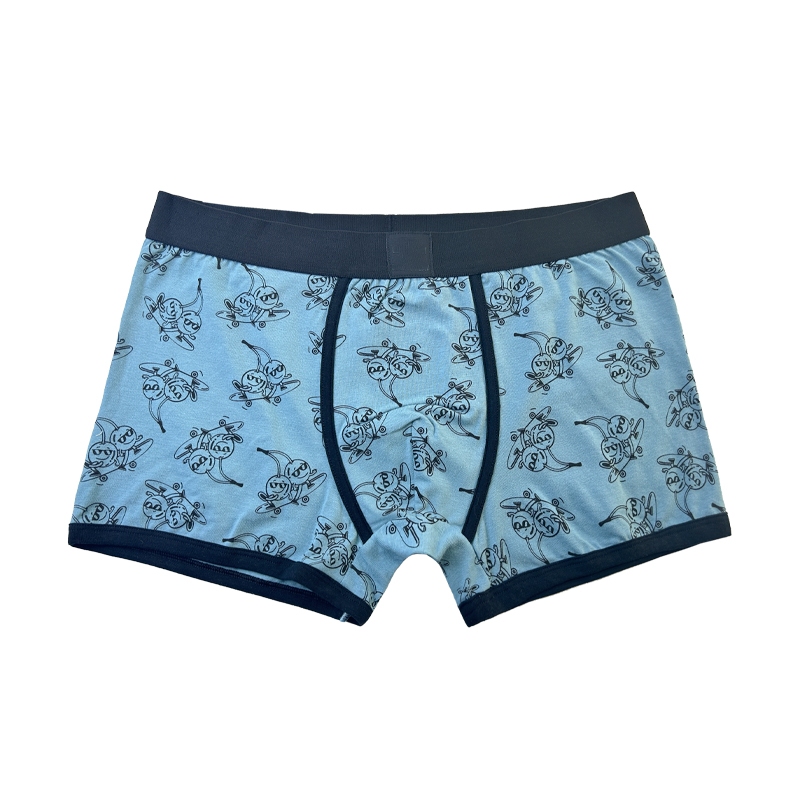 Einfarbige Unterwäsche -Unterwäsche Männer -Weihnachts -Boxer -Briefs Mode voll gedruckt bequeme, weiche, anpassende Männer Unterwäsche