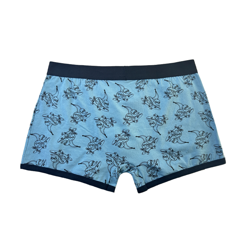 Einfarbige Unterwäsche -Unterwäsche Männer -Weihnachts -Boxer -Briefs Mode voll gedruckt bequeme, weiche, anpassende Männer Unterwäsche