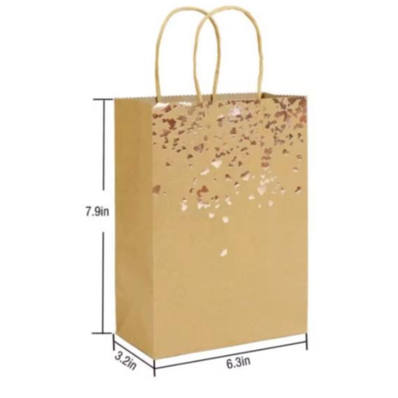 Umweltfreundliche Kraftpapiertasche für Geschenk oder Stoffverpackung recyceln