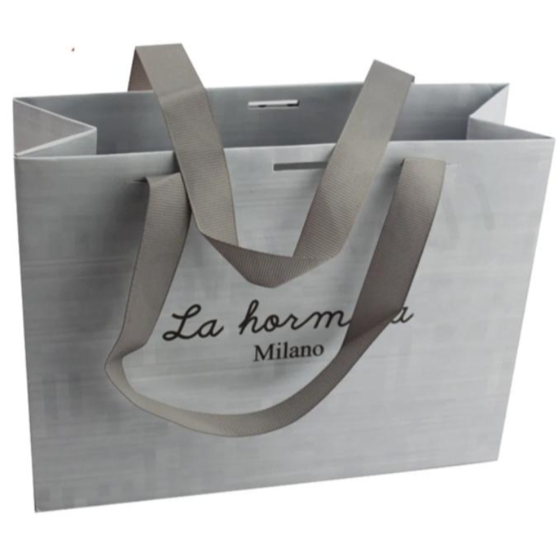 Großhandel Custom Luxury Craft Geschenk Brown weiße Verpackung Bolsa de Papel gedruckte Einkaufstasche Kraftpapierbeutel mit Ihrem eigenen Logo