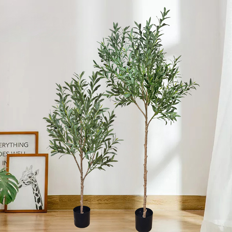 Faux Tree Bonsai -Pflanzen für maßgeschneiderte Größe langlebiger lebendiger Olivenbaum für Gartenlieferanten Hochzeitsdekoration Gartendekorationen