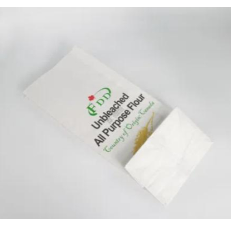Hochwertiger Druckkraftpapierbeutel für kundenspezifische Größe für Weizenmais Mehlverpackungstasche