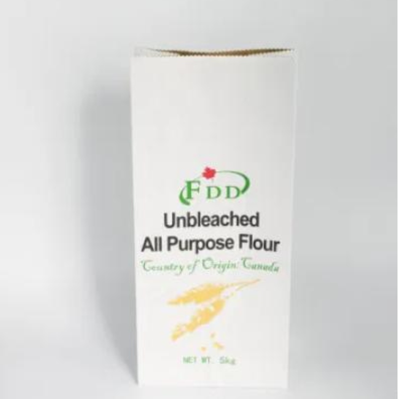 Hochwertiger Druckkraftpapierbeutel für kundenspezifische Größe für Weizenmais Mehlverpackungstasche