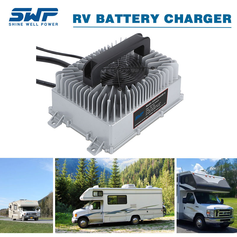 48 V Golfwagen Batterie Ladegerät Forklift Batterie Ladegerät Hochausgangsstrom Batterielade Ladegerät 50A mit FCC -Zertifizierung