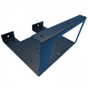 Benutzerdefinierte Verarbeitung von Aluminiumlegierungsblechteilen mit anodiertem Finish.