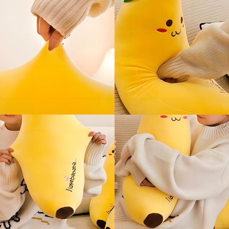 Bananenplüschkissen