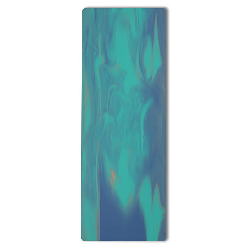 Marmor Krawatte Die Pu Gummi -Yogamatte