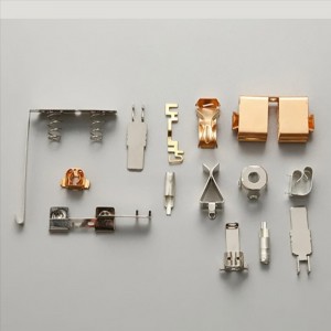 Metallstanzteile, Kupfer, Stahl, elektrisch, elektrisch, elektronisch, Kontakt, Batteriekontakt, Schrapnell