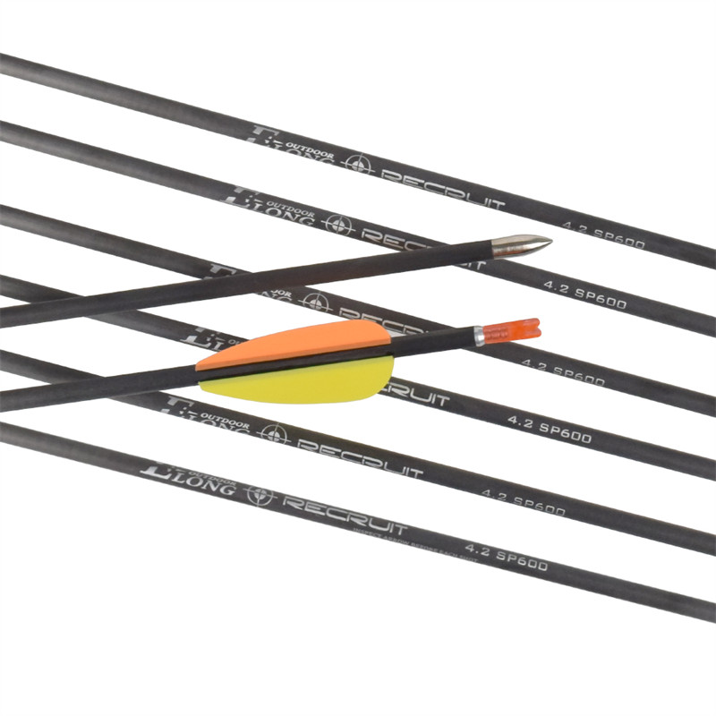CX-7 ID4,2-mm-Pfeile aus reinem Carbon mit 2