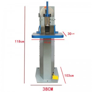 JR-S400 Elektrische vertikale Eckenschneidemaschine mit großer Plattform und rundem Eckenschneider
