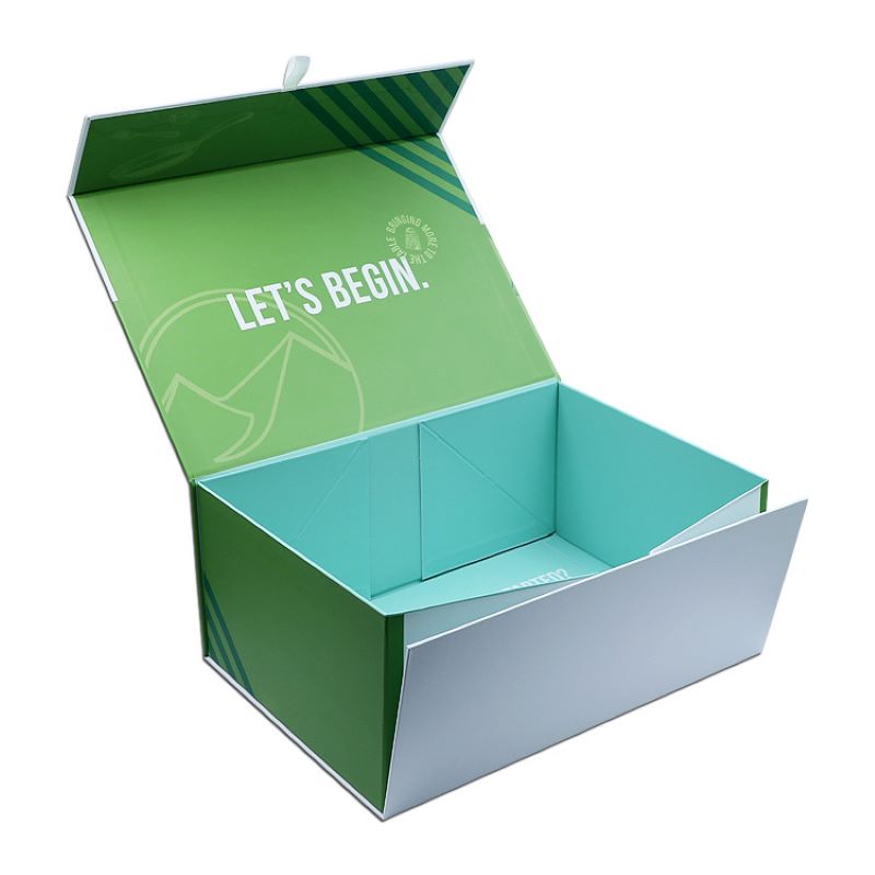 Grüne Motivator faltbare Box