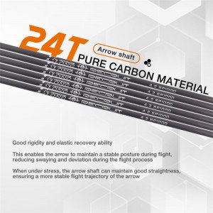 ID4.2mm SP300-1500 Kohlenstoffpfeile für das Zielerschießen