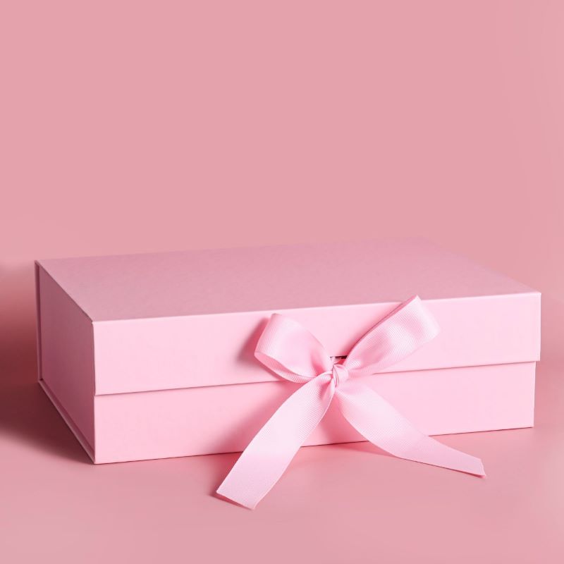 Satinband Luxus Geschenkbox