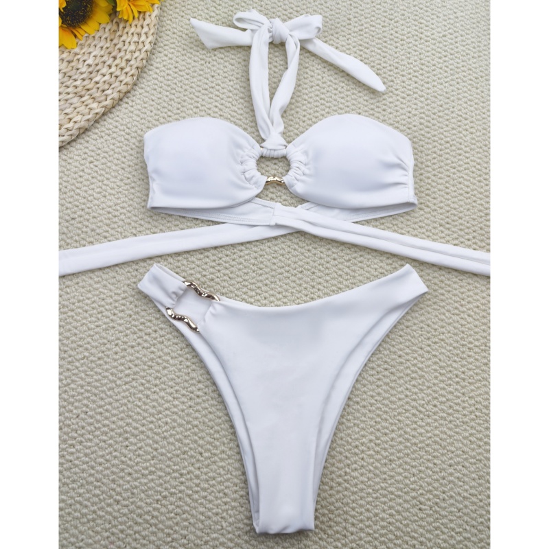 2025neue sexy zwei - Stück Bikini -Set. Europäischer und amerikanischer Stil mit Krawatten,niedrig - Tailliert. Kreuzen - Grenzartikel für Amazon. Bikini Swimsuit XY2513 Preis:$79,99