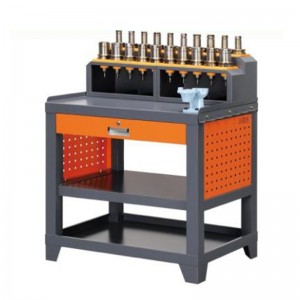 Graue hervorstehende - Plattformbankstreifen Workbench