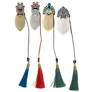 Chinesische Opernmaske -Lesezeichen