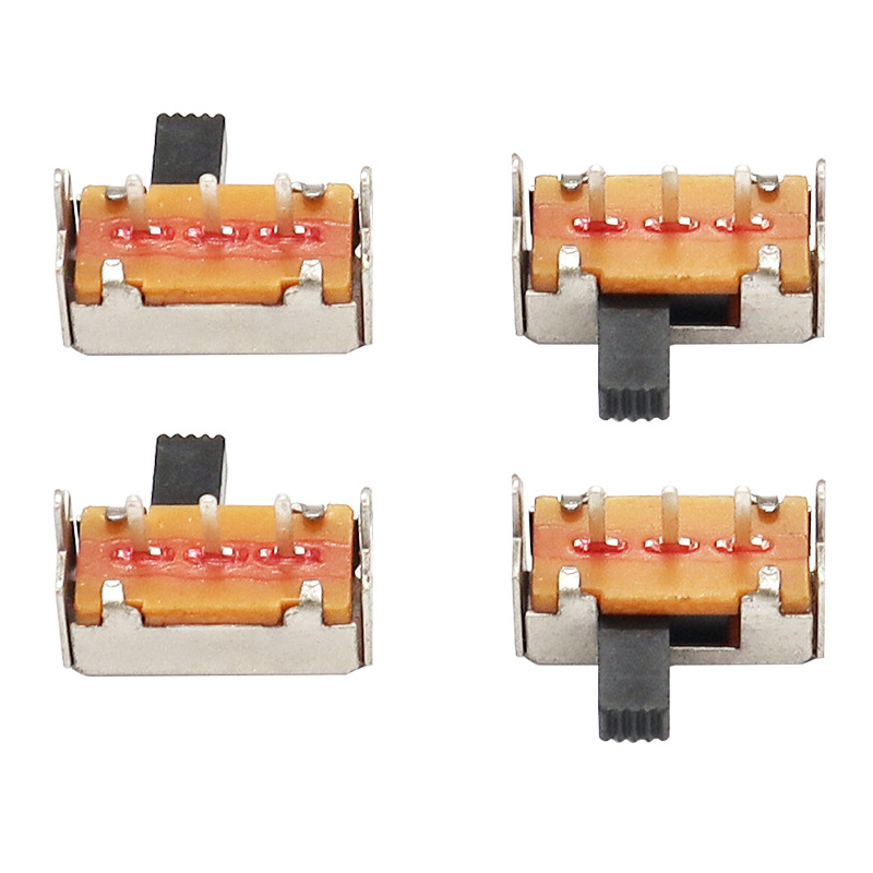 Slide Switch SK12F14 Seite-Horizontale Schalter, Deckenlampenseite ziehen-Pull -Schieberschalter, Single-Reihe 3-Pin vertikaler Schleifschalter