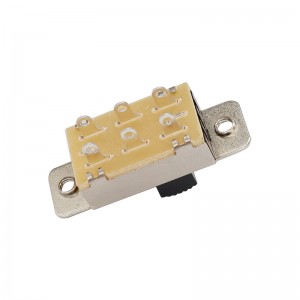 Slide Switch SS23F19, doppelt-Reihe 6-Pin drei-Positionsleitungsschalter, Autonavigation DVD -Schieberschalter