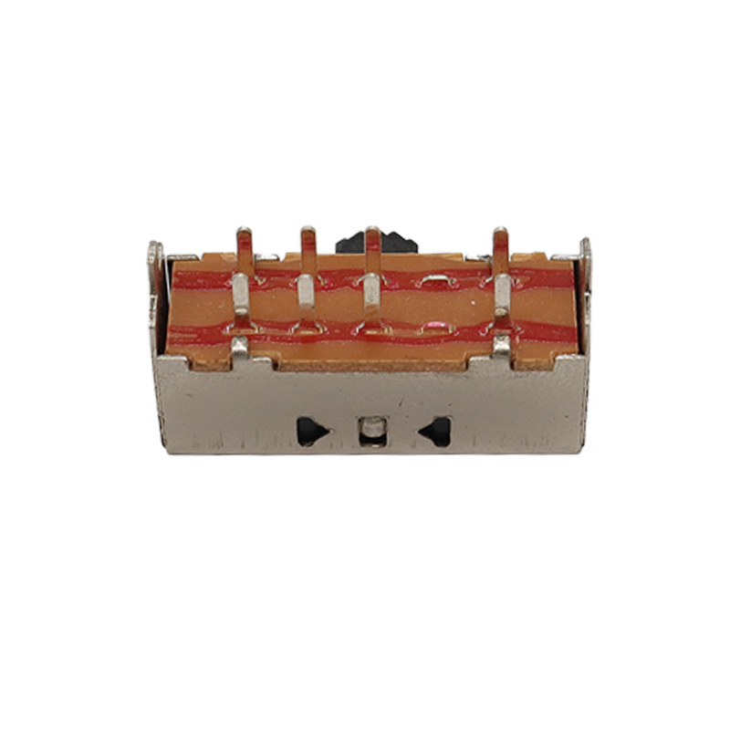 Slide Switch SK23H01 kleine bipolare drei-Position zwei-Reihe acht-Stift Horizontale Seite-Ziehen Sie den 2P3T -Schaltungsschalter an