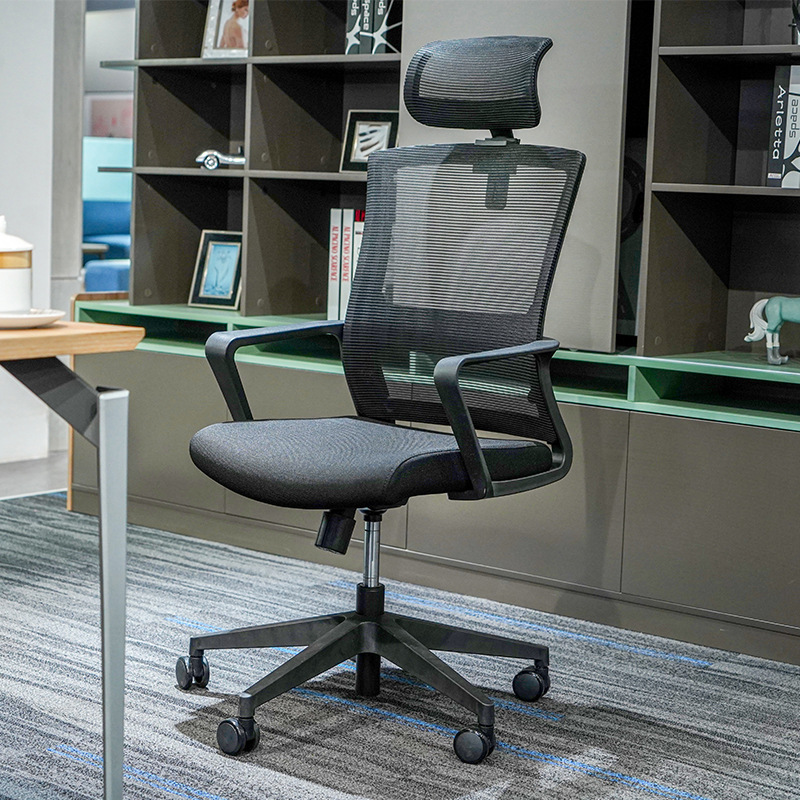 Modell BGY001 Großhandel Ergonomischer Netzstuhl - Atmungsaktiver, gebogener Rücken mit Höhe-Verstellbare Arme für Studium, Büro und langes Sitzen