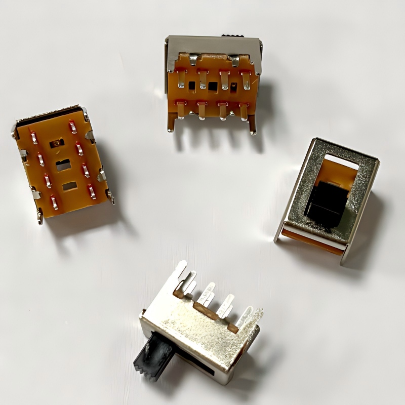 Schiebeschalter SS23F06 3-Platz, 10-Pin-Design für LED-Leuchten -- Direkt ab Werk in Dongguan