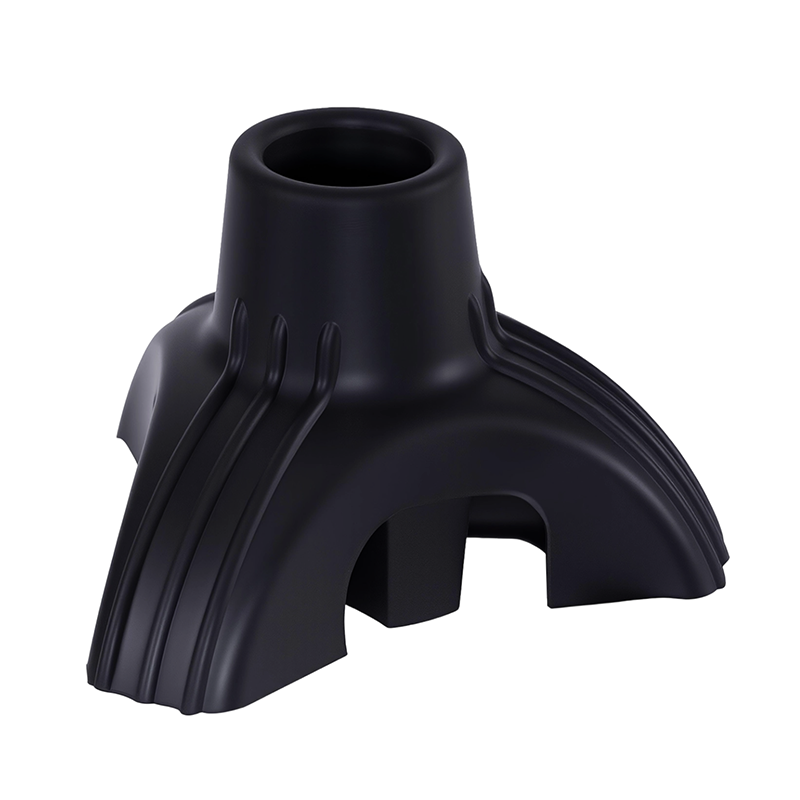 Dreizackiger Stockfuß aus Gummi