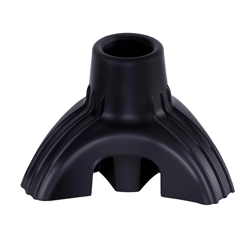 Dreizackiger Stockfuß aus Gummi